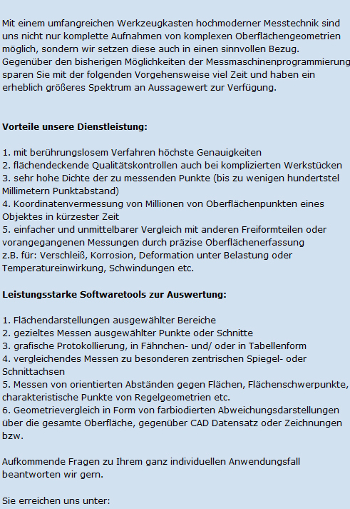 3D Vermessung Impressum - 3D Vermessung Ausburg